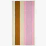SUITE702 - MARTENS & MARTENS Strandtuch (90 x 180 cm) • Red-Dark Green-Toffee-Pink - ROSA ECK
