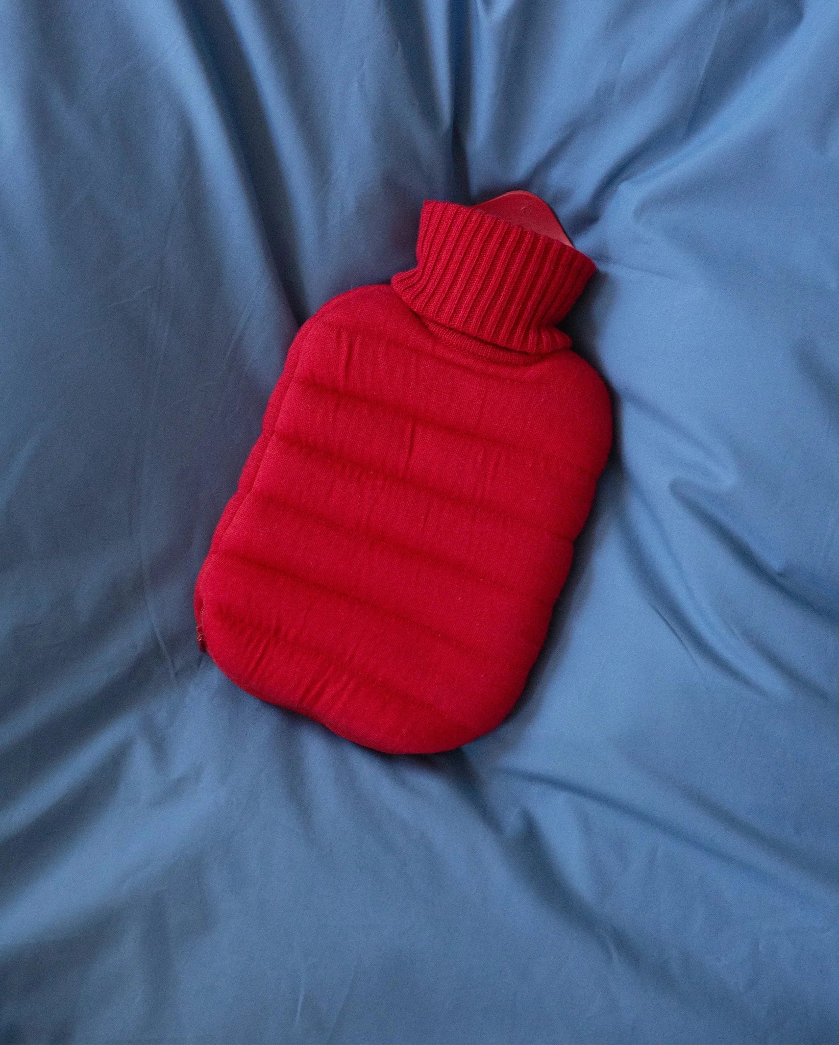 Mini-Puffy-Wärmflasche • Cherry Red