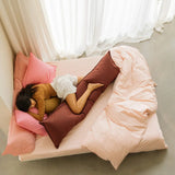 SUITE702 - Spannbettlaken aus Bio-Baumwolle • Blush - ROSA ECK