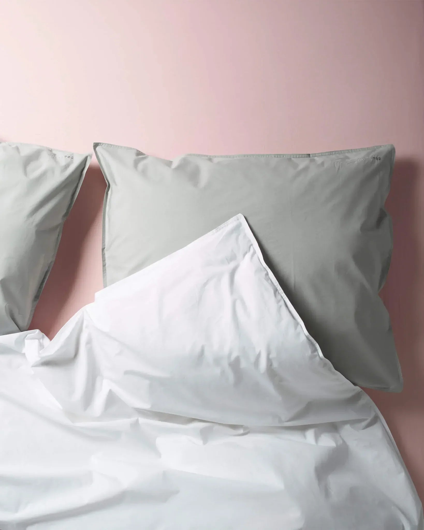 SUITE702 - Spannbettlaken aus Bio-Baumwolle • Blush - ROSA ECK