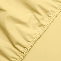 SUITE702 - Spannbettlaken aus Bio-Baumwolle • Butter Yellow - ROSA ECK