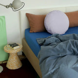 SUITE702 - Spannbettlaken aus Bio-Baumwolle • Cobalt Blue - ROSA ECK