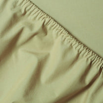 SUITE702 - Spannbettlaken aus Bio-Baumwolle • Pistachio - ROSA ECK