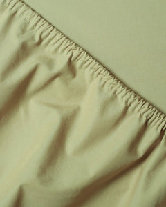 SUITE702 - Spannbettlaken aus Bio-Baumwolle • Pistachio - ROSA ECK