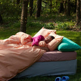 SUITE702 - Spannbettlaken aus Bio-Baumwolle • Sky Blue - ROSA ECK