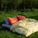 SUITE702 - Spannbettlaken aus Bio-Baumwolle • Sky Blue - ROSA ECK