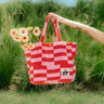 Tarta Gelatina - POPPY Handtuchtasche - ROSA ECK - , ,