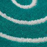 Tarta Gelatina - Wende-Badetuch • Teal / Pink - ROSA ECK