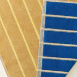 Tarta Gelatina - Wende-Handtuch • Blue / Mustard - ROSA ECK