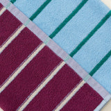 Tarta Gelatina - Wende-Handtuch • Plum / Sky Blue - ROSA ECK