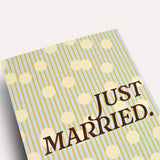 The Completist - CONFETTI Hochzeitskarte - ROSA ECK