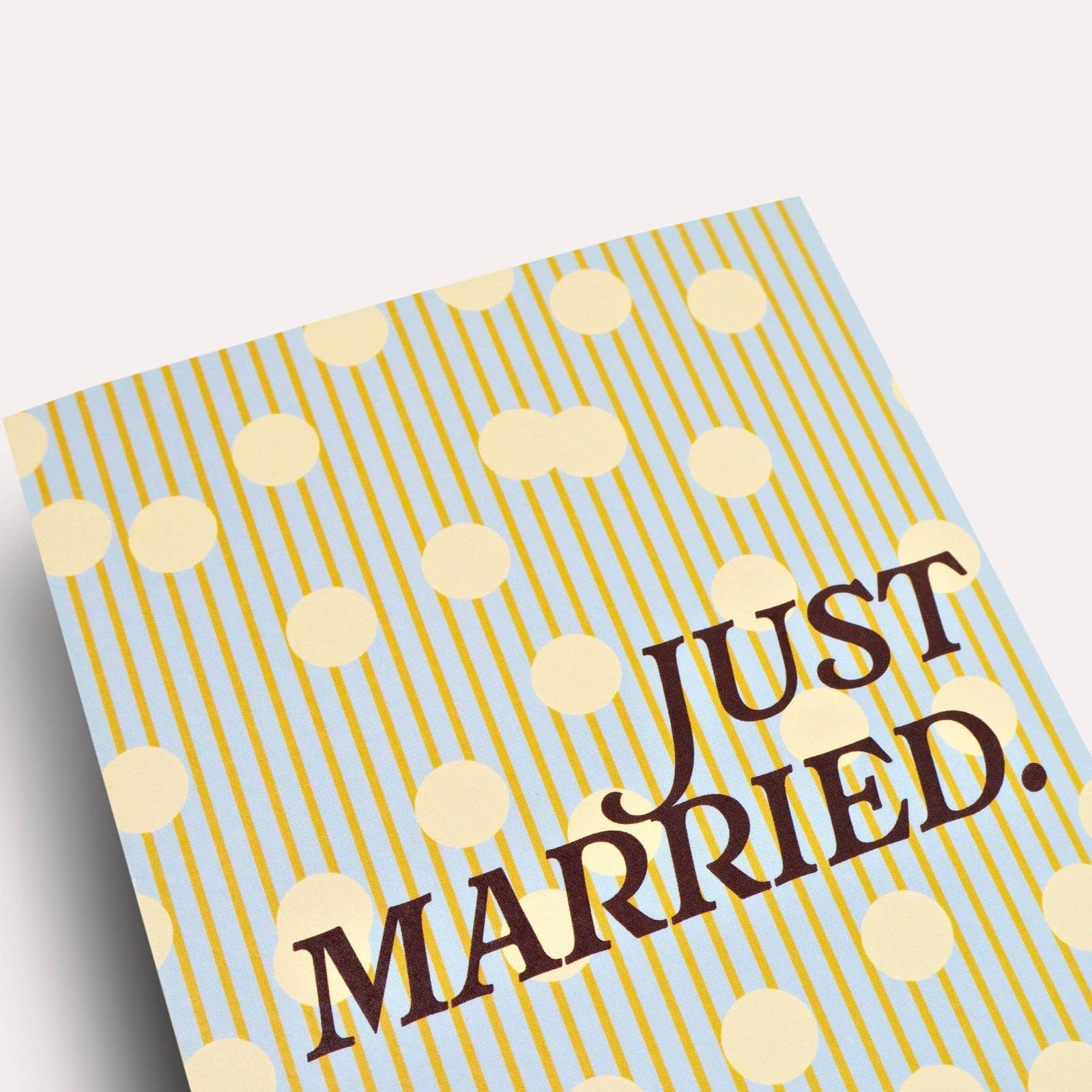 The Completist - CONFETTI Hochzeitskarte - ROSA ECK