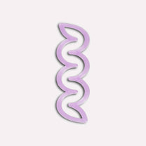 The Completist - HELIX Lesezeichen • Lilac Transluscent - ROSA ECK