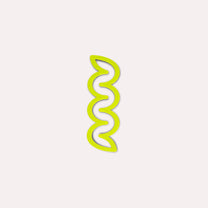 The Completist - MINI - HELIX Kleines Lesezeichen • Chartreuse - ROSA ECK