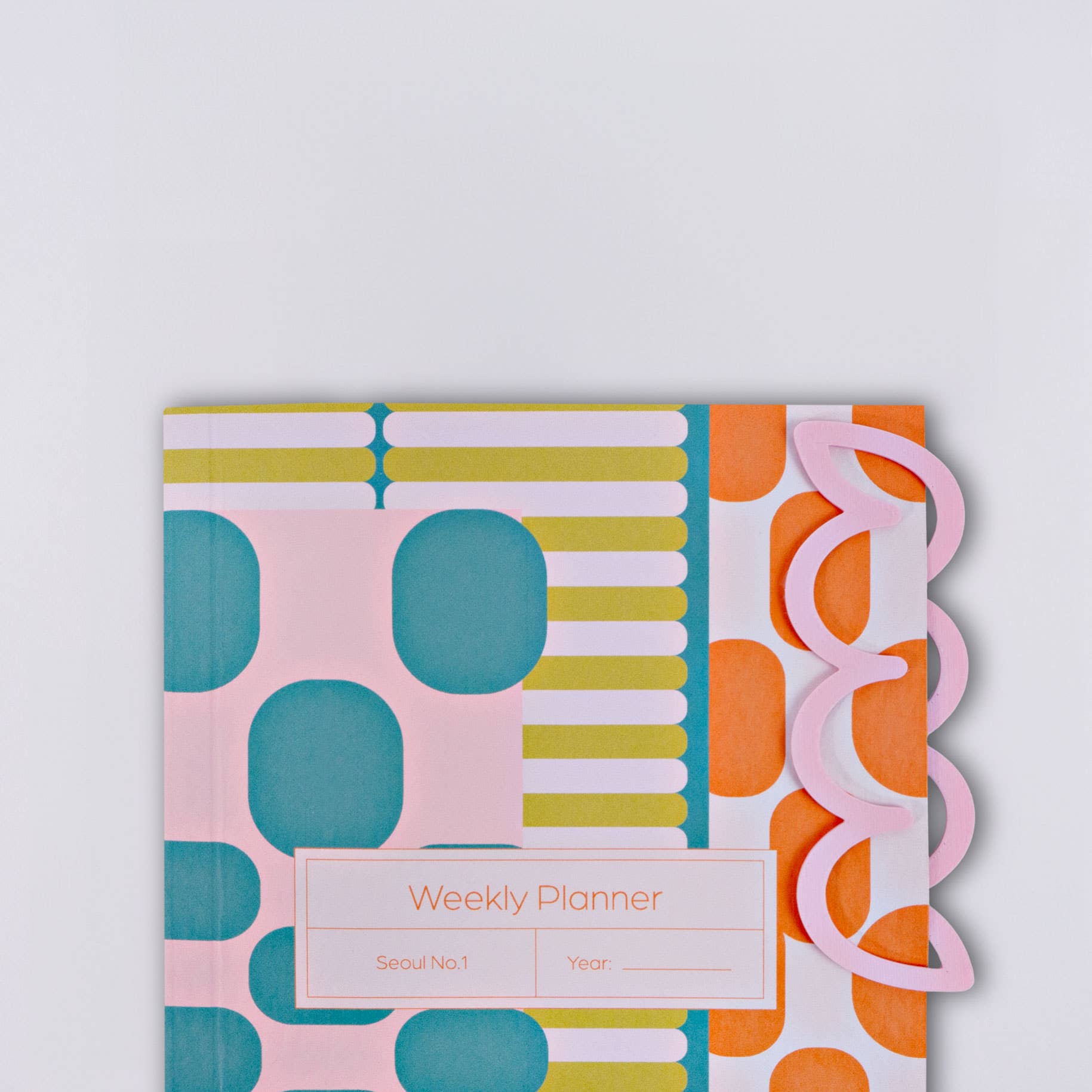 The Completist - MINI - HELIX Kleines Lesezeichen • Multicolor - ROSA ECK