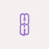The Completist - MINI - HINOKI Kleines Lesezeichen | Lavendel - ROSA ECK - Bookmark, Lila,