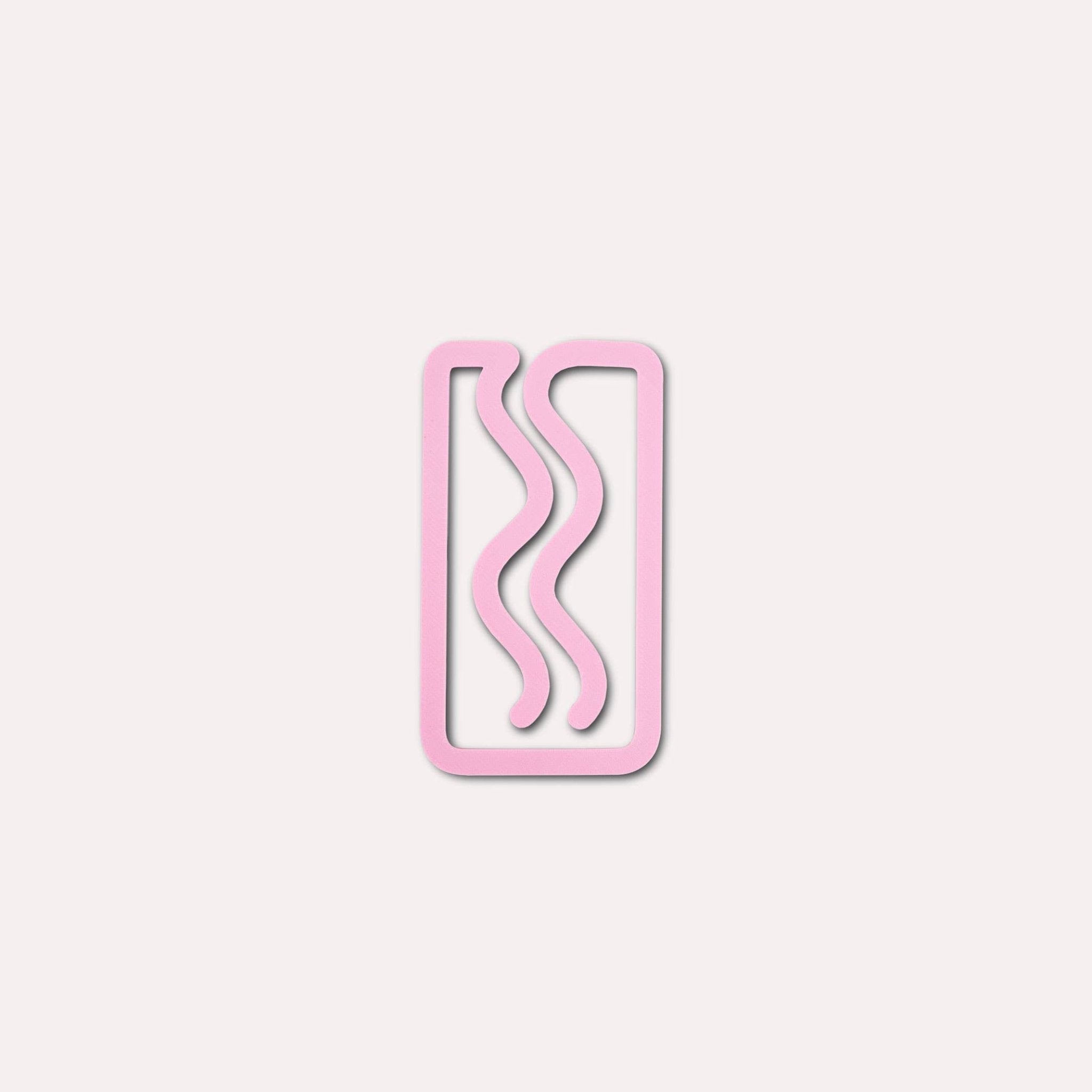 The Completist - MINI - MIAMI Kleines Lesezeichen | Bubblegum - ROSA ECK - Bookmark, Rosa,