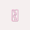 The Completist - MINI - MIAMI Kleines Lesezeichen | Bubblegum - ROSA ECK - Bookmark, Rosa,