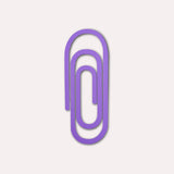 The Completist - PAPERCLIP Lesezeichen | Lavendel - ROSA ECK - Bookmark, Lila,