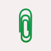 The Completist - PAPERCLIP Lesezeichen | Smaragd - ROSA ECK - Bookmark, Grün,
