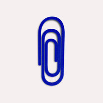 The Completist - PAPERCLIP Lesezeichen • Ultramarin - ROSA ECK