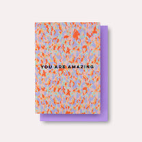 The Completist - YOU ARE AMAZING Konfetti - Karte - ROSA ECK