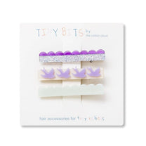 the cotton cloud - BIRD Haarnadeln 3er - Set - ROSA ECK - Acetat, Bunt, Kinder