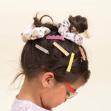 the cotton cloud - FLUOR Haarnadeln 3er - Set - ROSA ECK - Acetat, Gelb, Kinder