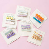 the cotton cloud - Kinder - Haarspangen 3er - Set • Cloud - Kinder - Haarspange - ROSA ECK