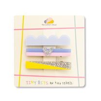the cotton cloud - Kinder - Haarspangen 3er - Set • Glitter - Kinder - Haarspange - ROSA ECK