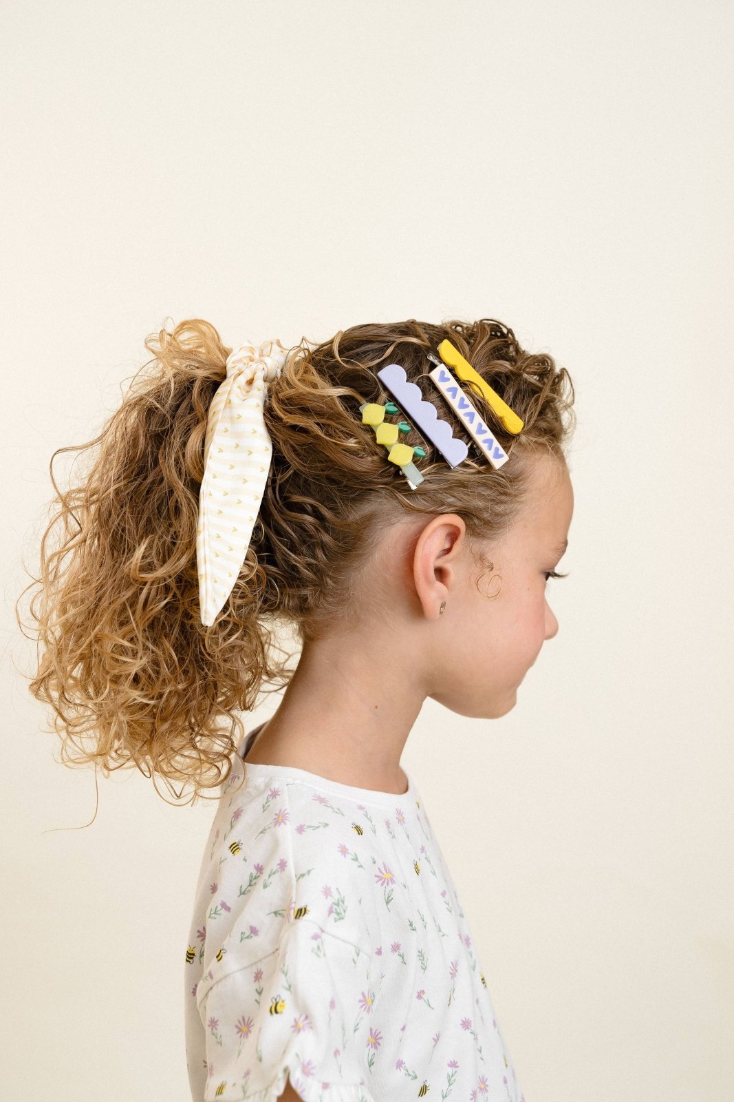 the cotton cloud - Kinder - Haarspangen 3er - Set • Pretzel - Kinder - Haarspange - ROSA ECK