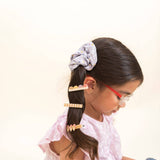 the cotton cloud - Kinder - Haarspangen 3er - Set Retro • Waves Retro - Kinder - Haarspange - ROSA ECK