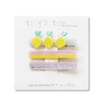 the cotton cloud - LEMON Haarnadeln 3 - Set - ROSA ECK - Acetat, Gelb, Kinder