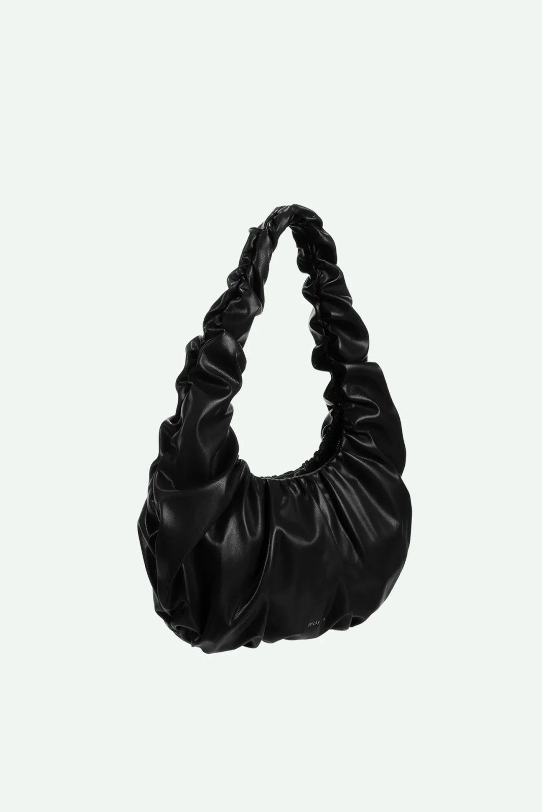 The Sticky Sis Club - CLUB CHIC croissant hand bag • black - Handtasche - ROSA ECK