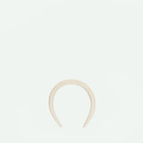 The Sticky Sis Club - CLUB CHIC Haarreif • pearl white - ROSA ECK