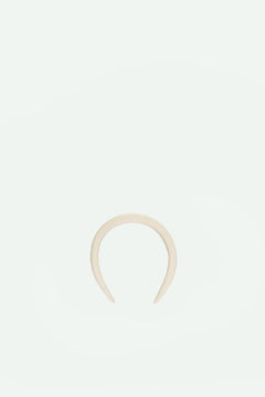 The Sticky Sis Club - CLUB CHIC Haarreif • pearl white - ROSA ECK