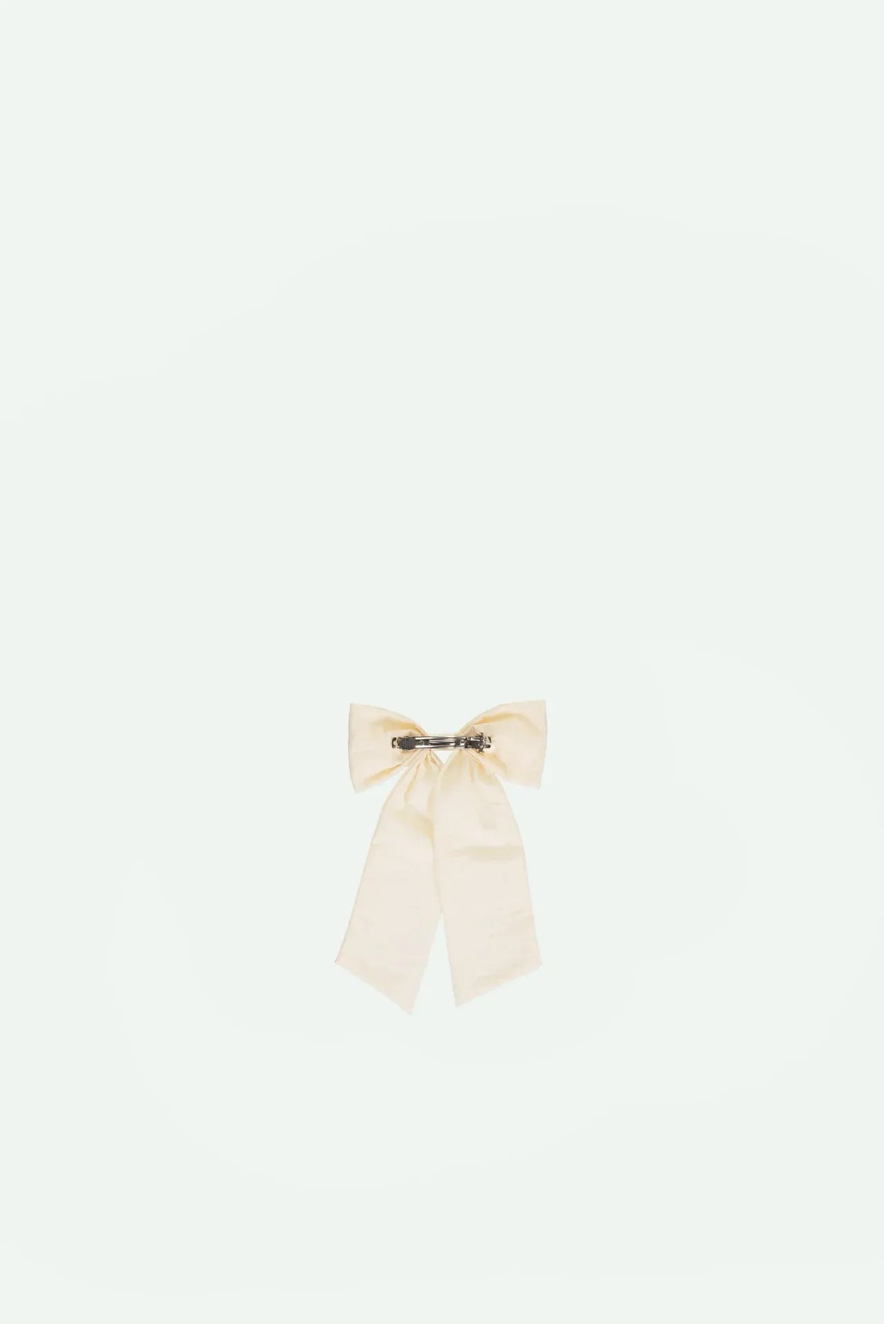 The Sticky Sis Club - CLUB CHIC Haarschleife • pearl white - ROSA ECK