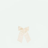 The Sticky Sis Club - CLUB CHIC Haarschleife • pearl white - ROSA ECK