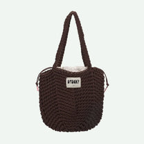The Sticky Sis Club - Häkeltasche • chocolate - ROSA ECK