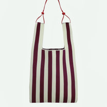 The Sticky Sis Club - KNITTED STRIPES Shopper • mist + fig - Tasche - ROSA ECK Concept Store