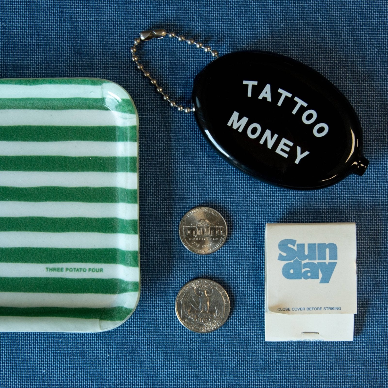 Three Potato Four - Geldbeutel • Tattoo Money - ROSA ECK