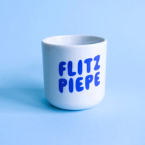 tinyday - FLITZPIEPE Becher • Blau - Kaffee - und Teetasse - ROSA ECK Concept Store