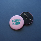 tinyday - SCHULKIND Button • Flieder - ROSA ECK