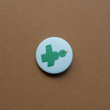 tinyday - VOGEL Button (37 mm) - ROSA ECK