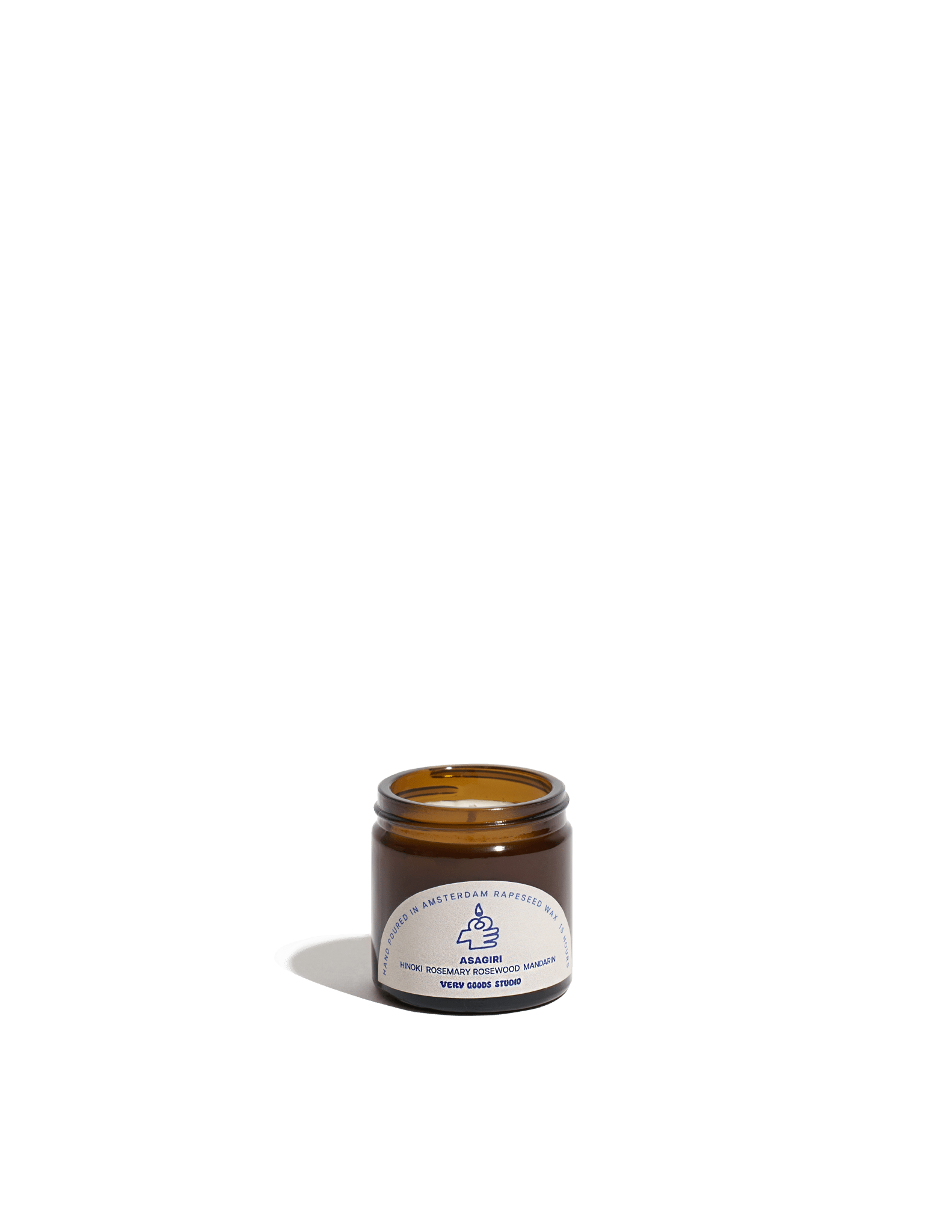 Very Goods Studio - ASAGIRI Duftkerze im Glas (60 ml) - Kerze - ROSA ECK Concept Store