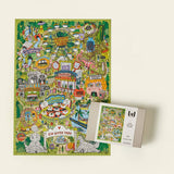 Wonderpieces - EIN GUTER PARK Puzzle | Illustration Sandra Bayer - ROSA ECK - , ,