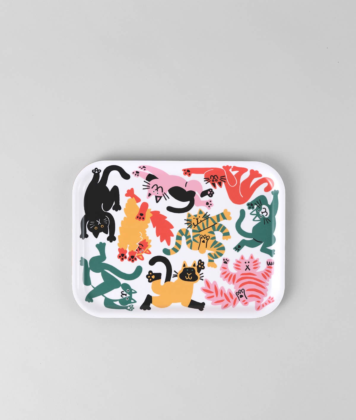 Wrap - CATS Kleines rechteckiges Serviertablett aus Birke - Serviertablett - ROSA ECK