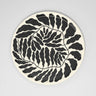 Wrap - Charcoal Leaves Large Round 15" Birch Serving Tray - ROSA ECK Concept Store