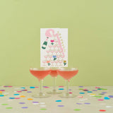 Wrap - CONGRATS CHAMPAGNE Hochzeitskarte - Grußkarte - ROSA ECK Concept Store
