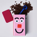 Wrap - FACES Kaffeedose (Cari Vander Yacht) - ROSA ECK - Gesicht, Rosa,